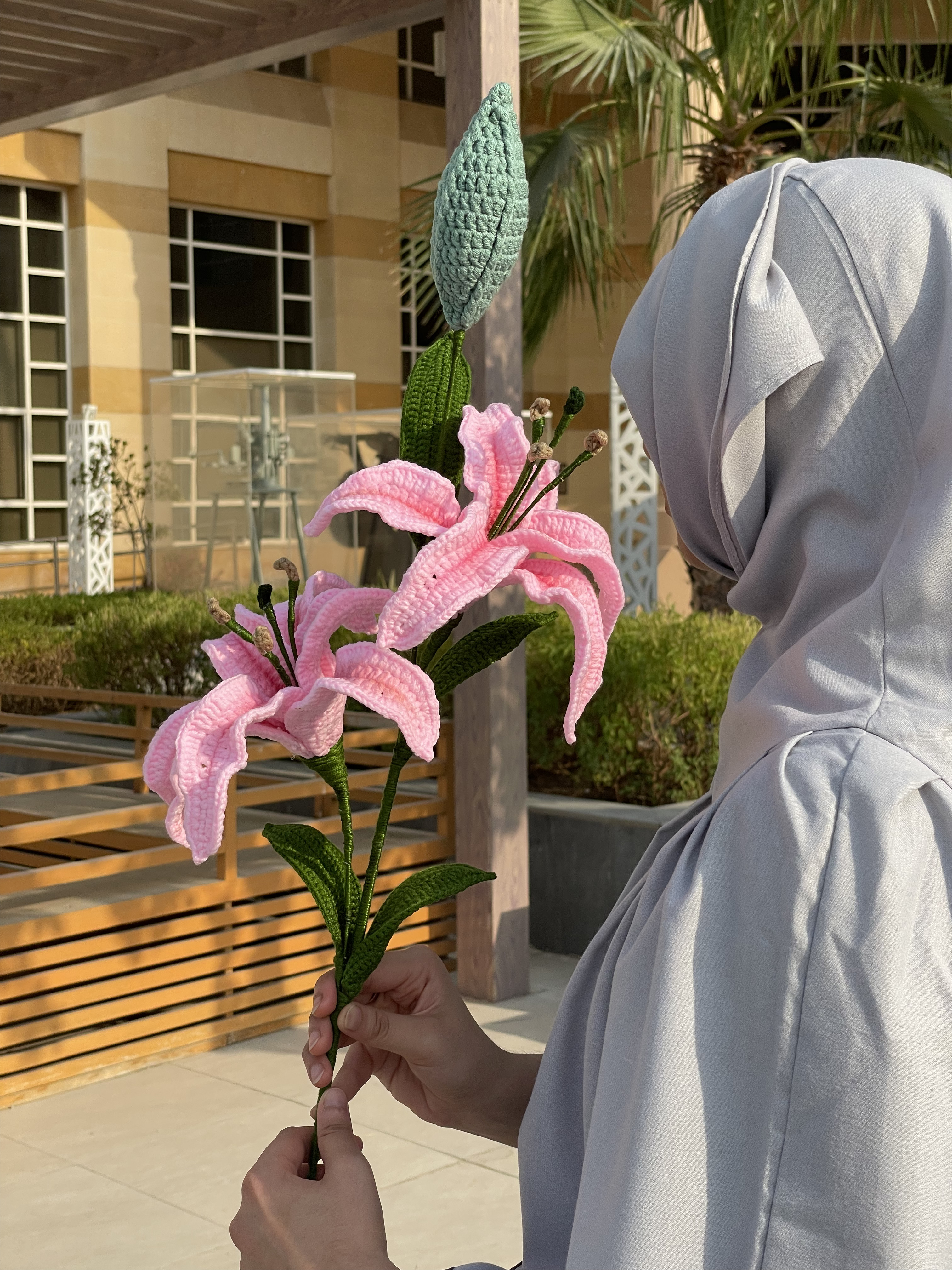 Pink stargazer lilly